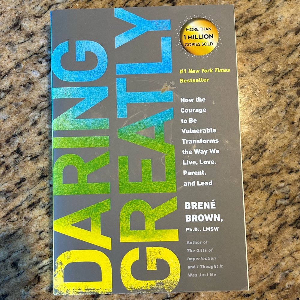 Daring Greatly by Brené Brown paperback book